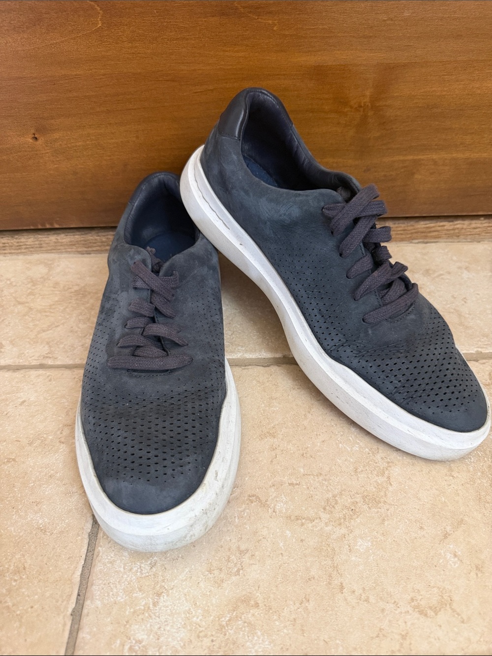 Cole Haan Men's GrandPro Rally Razor Cut Perforated Lace-Up Sneakers